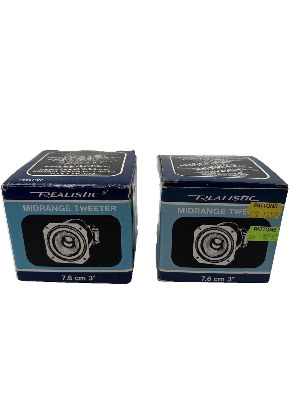 Realistic Radio Shack 40-1289A 3” Midrange Tweeter Speaker Driver Lot Of 2 New